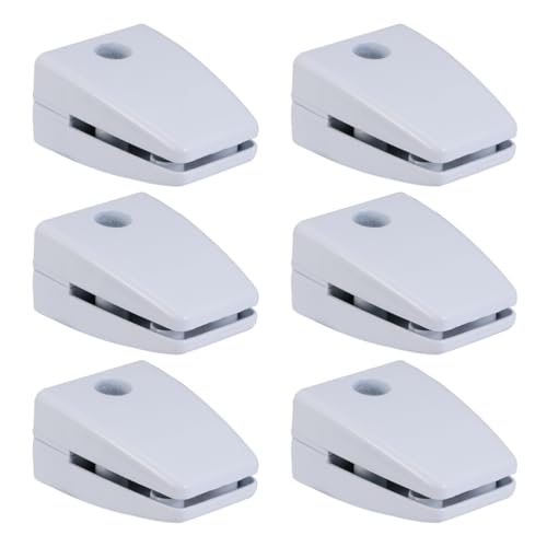 ORFOFE 6 Stück Teiliges Aluminiumlegierung Schreibtisch Trennwandklemme Verstellbar Halter für Glasplatten und Vertikale Bildschirme Büro und Klassenzimmer Verwendung ORFOFE 6 Stück Teiliges Aluminiumlegierung Schreibtisch Trennwandklemme Verstellbar Halter für Glasplatten und Vertikale Bildschirme Büro und Klassenzimmer Verwendung von ORFOFE