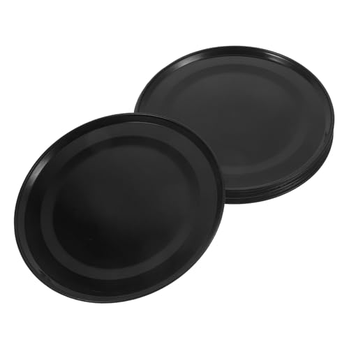 ORFOFE 6 Stück Teiliges Große Runde Pflanzuntersetzer aus Stabilem Kunststoff Wiederverwendbare Pflanzenschalen mit Tropffunktion für Blumentöpfe und Gartenpflanzen Dunkles Design ORFOFE 6 Stück Teiliges Große Runde Pflanzuntersetzer aus Stabilem Kunststoff Wiederverwendbare Pflanzenschalen mit Tropffunktion für Blumentöpfe und Gartenpflanzen Dunkles Design von ORFOFE