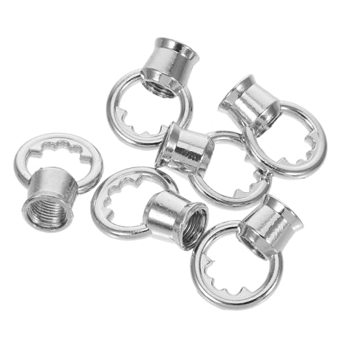 ORFOFE 6 Stück Teiliges Innengewinde Ringöse mit Zahnsicherung Geschlossene Metall aufhängeringe für DIY Deckenleuchten Kronleuchter und Dekorative Lampen Stabile Hängelösung von ORFOFE