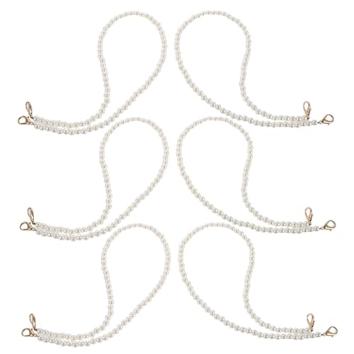 ORFOFE 6 Stück Teiliges Perlen Taschenkettenerweiterungsset Langlebiger Perlenriemen Verstellbarer Schultergurtverlängerer für Crossbody und Umhängetaschen Stilvolles Zubehör für Damen ORFOFE 6 Stück Teiliges Perlen Taschenkettenerweiterungsset Langlebiger Perlenriemen Verstellbarer Schultergurtverlängerer für Crossbody und Umhängetaschen Stilvolles Zubehör für Damen von ORFOFE