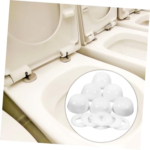 ORFOFE 6 Stück Toiletten Schrauben Abdeckkappen aus Robustem Abs Kunststoff mit Dichtungen Wasserfeste Wc Bolzen Abdeckungen Einsetzbar Einfache Montage Langlebiger Schutz für ORFOFE 6 Stück Toiletten Schrauben Abdeckkappen aus Robustem Abs Kunststoff mit Dichtungen Wasserfeste Wc Bolzen Abdeckungen Einsetzbar Einfache Montage Langlebiger Schutz für von ORFOFE
