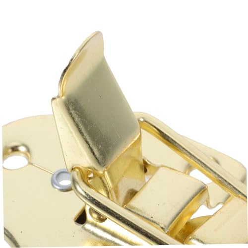 ORFOFE 6 Stück Vintage Metall Schnappverschluss Kleines Schloss mit Federmechanismus Einfach zu Montierender Knebelverschluss für Schmuckkästchen Holzboxen Werkzeugkoffer Inklusive von ORFOFE