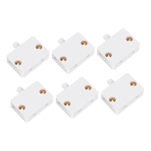 ORFOFE 6 Stück Weißer Abs Türkontaktschalter für Schrankbeleuchtung Automatisches Ein Ausschalten bei Türöffnung Robust Langlebig Geeignet für Schrank Küchenschranklichter ORFOFE 6 Stück Weißer Abs Türkontaktschalter für Schrankbeleuchtung Automatisches Ein Ausschalten bei Türöffnung Robust Langlebig Geeignet für Schrank Küchenschranklichter von ORFOFE