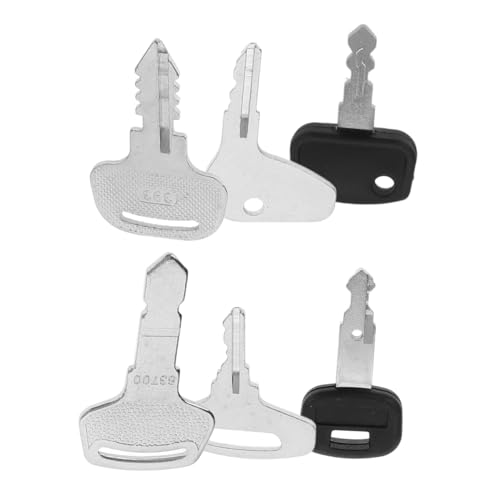 ORFOFE 6 Stück Zündschlüssel für Traktoren und Baumaschinen Passend für Gabelstapler Bagger Rasenmäher Langlebig und Zuverlässig für Landwirtschaft Bau und Garteneinsatz ORFOFE 6 Stück Zündschlüssel für Traktoren und Baumaschinen Passend für Gabelstapler Bagger Rasenmäher Langlebig und Zuverlässig für Landwirtschaft Bau und Garteneinsatz von ORFOFE