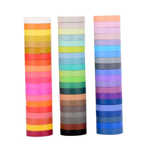 ORFOFE 60 Rolle Teiliges Washi Papier Klebeband Bunte Regenbogen Farben Originelles Dekoratives Klebeband für DIY Scrapbooking Fotoalben Geschenkverpackung Basteln ORFOFE 60 Rolle Teiliges Washi Papier Klebeband Bunte Regenbogen Farben Originelles Dekoratives Klebeband für DIY Scrapbooking Fotoalben Geschenkverpackung Basteln von ORFOFE