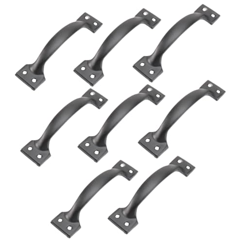 ORFOFE 8 Stück Schwarzer Möbelgriff Robuster Bügelgriff für Schrank Schublade und Kleiderschrank Glatte Oberfläche Modernes Design Einfache Montage ORFOFE 8 Stück Schwarzer Möbelgriff Robuster Bügelgriff für Schrank Schublade und Kleiderschrank Glatte Oberfläche Modernes Design Einfache Montage von ORFOFE