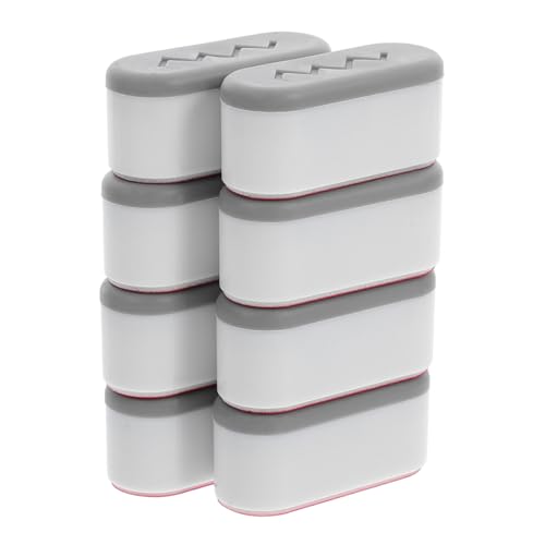 ORFOFE 8 Stück Teiliges Wc sitz Dämpfer aus Gummi Geräuschdämpfend Stoßabsorbierend Passend Selbstklebend Schützt Toilettendeckel vor Beschädigungen und Klappergeräusche von ORFOFE