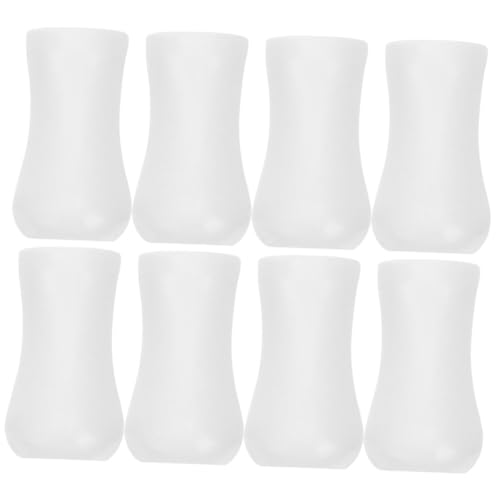 ORFOFE 8 Stück Teiliges Weiße Fensterrollo Zugknöpfe Dekorative und Sichere Blind Cord Pull Ends Passend für Jalousien Langlebig und Einfach zu Ersetzen für Wohnzimmer und Schlafzimmer von ORFOFE