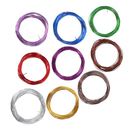 ORFOFE 9Roll Aluminium Bonsai-draht Biegsamer Baumdraht für Garten Bonsai-formung Pflanzenstütze Horticulture Landschaftsbau in Farben ORFOFE 9Roll Aluminium Bonsai-draht Biegsamer Baumdraht für Garten Bonsai-formung Pflanzenstütze Horticulture Landschaftsbau in Farben von ORFOFE