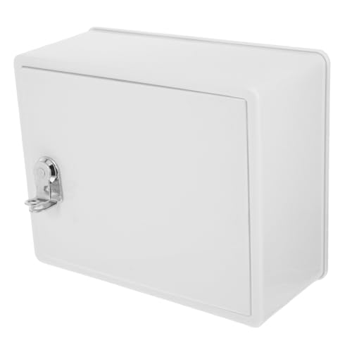 ORFOFE Abschließbare Wandmontierte Milchbox mit Schloss Vielseitige Aufbewahrung für Milch Schlüssel und Pakete Moderner Stil Robuste Bauweise Einfache Installation für Außenbereich von ORFOFE