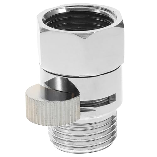 ORFOFE Absperrventil für Handbrause Duschkopf Umschaltventil Wasserstopp Ventil Badezimmer Zubehör Wasserdruckregler mit Durchflusskontrolle Langlebig und Einfach zu Bedienen von ORFOFE