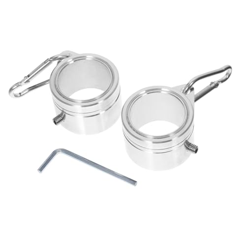 ORFOFE Aluminiumlegierung Fahnenmast Ringe Drehbar Wickel Fahnenhalter Clips Robuste Fahnenmast Befestigung für Garten Büro Schule Wetterfest ORFOFE Aluminiumlegierung Fahnenmast Ringe Drehbar Wickel Fahnenhalter Clips Robuste Fahnenmast Befestigung für Garten Büro Schule Wetterfest von ORFOFE