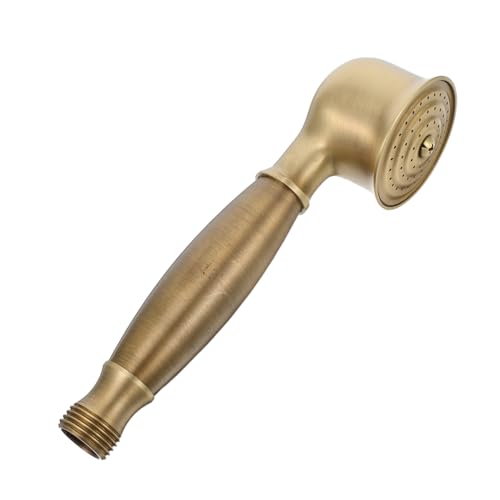 ORFOFE Antiker Handbrause Messing Retro Duschkopf Telefon Stil Hochdruck Handbrause Brushed Oberfläche Badezimmer Zubehör Vintage Design ORFOFE Antiker Handbrause Messing Retro Duschkopf Telefon Stil Hochdruck Handbrause Brushed Oberfläche Badezimmer Zubehör Vintage Design von ORFOFE