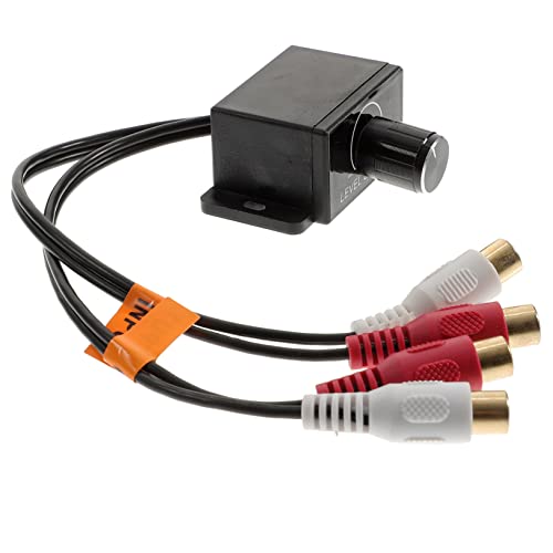 ORFOFE Auto Lautstärkeregler Cinch Bass Gain Level Controller mit Rca Metallgehäuse Einfache Installation Geeignet für Car Audio und Subwoofer ORFOFE Auto Lautstärkeregler Cinch Bass Gain Level Controller mit Rca Metallgehäuse Einfache Installation Geeignet für Car Audio und Subwoofer von ORFOFE