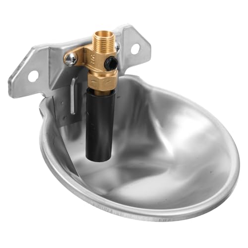 ORFOFE Automatisches Tränkebecken aus Edelstahl Langlebiger Vieh wassernapf mit Schwimmerventil Stabiler Wasserstand Automatische Wasserversorgung für Rinder Ziegen Schafe für ORFOFE Automatisches Tränkebecken aus Edelstahl Langlebiger Vieh wassernapf mit Schwimmerventil Stabiler Wasserstand Automatische Wasserversorgung für Rinder Ziegen Schafe für von ORFOFE