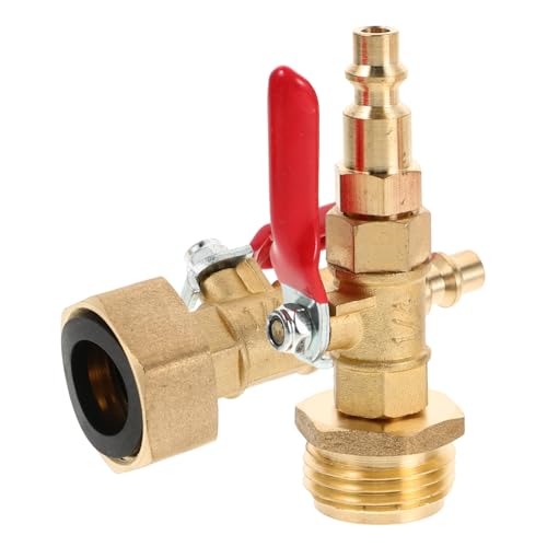 ORFOFE Brass Rv Winterize Adapter mit Schnellanschluss und Außengewinde für Wohnmobile und Gartenbewässerung mit Kugelhahn für Einfache Anwendung ORFOFE Brass Rv Winterize Adapter mit Schnellanschluss und Außengewinde für Wohnmobile und Gartenbewässerung mit Kugelhahn für Einfache Anwendung von ORFOFE
