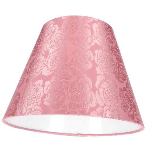ORFOFE Chrysanthemum Bestickter Jacquard Lampenschirm aus Stoff Einfache Tischlampen Abdeckung Langlebig und Leicht zu Installieren Geeignet für Schlafzimmer Wohnzimmer und Büro Tiefrosa ORFOFE Chrysanthemum Bestickter Jacquard Lampenschirm aus Stoff Einfache Tischlampen Abdeckung Langlebig und Leicht zu Installieren Geeignet für Schlafzimmer Wohnzimmer und Büro Tiefrosa von ORFOFE