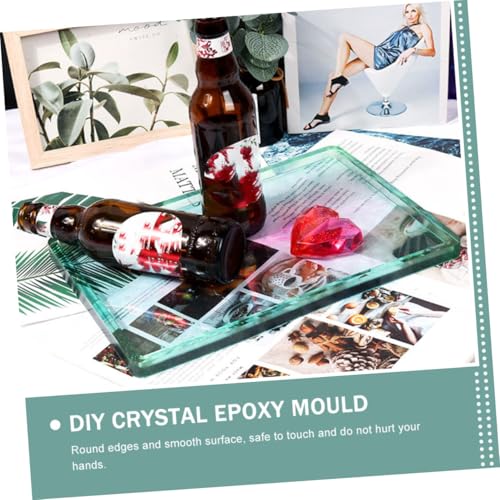ORFOFE Crystal Epoxy Silikonform für DIY Aufbewahrungs tablett Robustes Leichtes Gießform Einfach zu Reinigen für Handgemachte Bastelprojekte und Kreative Geschenkideen ORFOFE Crystal Epoxy Silikonform für DIY Aufbewahrungs tablett Robustes Leichtes Gießform Einfach zu Reinigen für Handgemachte Bastelprojekte und Kreative Geschenkideen von ORFOFE