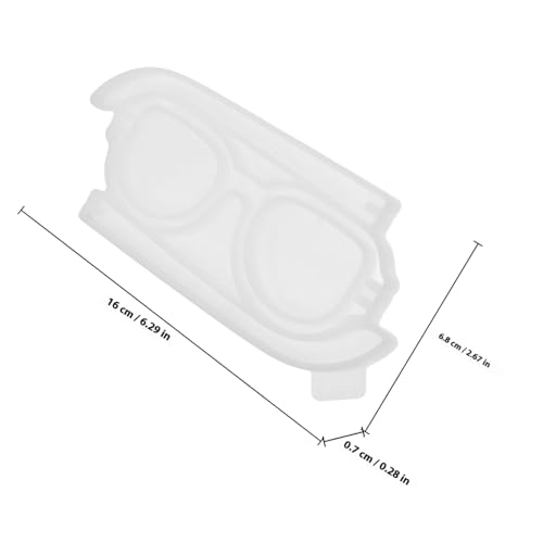 ORFOFE DIY Silikonform Brillenform für Epoxidharz Basteln Wiederverwendbare Gießform für Kreative Eyeglasses Deko Einfach zu Bedienen Reinigen für Handgemachte Tischdekoration ORFOFE DIY Silikonform Brillenform für Epoxidharz Basteln Wiederverwendbare Gießform für Kreative Eyeglasses Deko Einfach zu Bedienen Reinigen für Handgemachte Tischdekoration von ORFOFE
