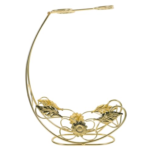 ORFOFE Dekorativer Weinregal aus Kreativer Hängender Glashalter für Weinbecher Stabiler Tischweinregal Geeignet für Zuhause Bar und Restaurant Fach Weinbecherhalter Gold ORFOFE Dekorativer Weinregal aus Kreativer Hängender Glashalter für Weinbecher Stabiler Tischweinregal Geeignet für Zuhause Bar und Restaurant Fach Weinbecherhalter Gold von ORFOFE