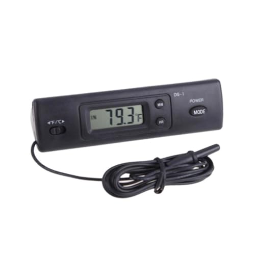 ORFOFE Digital Fish Tank Thermometer Temperaturmessgerät temperatur sensorisch Aquarienversorgung Digital Display -Thermometer Tanktemperaturüberwachung Aquariumthermometer Abs Schwarz ORFOFE Digital Fish Tank Thermometer Temperaturmessgerät temperatur sensorisch Aquarienversorgung Digital Display -Thermometer Tanktemperaturüberwachung Aquariumthermometer Abs Schwarz von ORFOFE