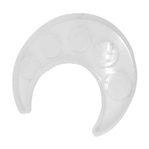 ORFOFE Diy Silikonform Mondform Tablett Gießform für Untersetzer Flexible Transparente Epoxidharz Silikonform zum Basteln mit Glitzer Trockenblumen Perlen für Tischdekoration von ORFOFE