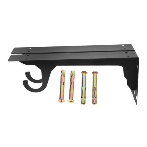 ORFOFE Dreieckiger Schwerlast-wandhalter mit Haken Floating Shelf Support Pole Wandmontierter Rod Holder für Schrank Kleiderschrank Verstärkte Metallkonstruktion Schwarz ORFOFE Dreieckiger Schwerlast-wandhalter mit Haken Floating Shelf Support Pole Wandmontierter Rod Holder für Schrank Kleiderschrank Verstärkte Metallkonstruktion Schwarz von ORFOFE