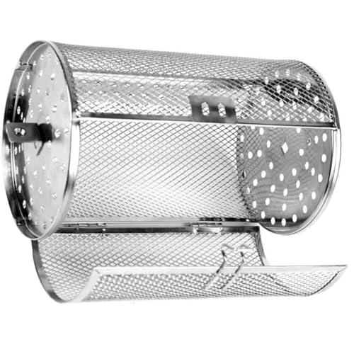 ORFOFE Edelstahl Drehspießkorb Grillkorb mit Rotation für Gleichmäßiges Garen Einsetzbar als Bräterkorb für Ofen und Grill zum Rösten von Nüssen Süßkartoffeln und Mehr ORFOFE Edelstahl Drehspießkorb Grillkorb mit Rotation für Gleichmäßiges Garen Einsetzbar als Bräterkorb für Ofen und Grill zum Rösten von Nüssen Süßkartoffeln und Mehr von ORFOFE