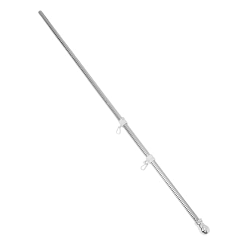ORFOFE Edelstahl Fahnenmast Wandhalterung Rostfrei Wetterfest Drehbar für Garten Balkon Outdoor Flagpole Stabile Metallkonstruktion Langlebig von ORFOFE