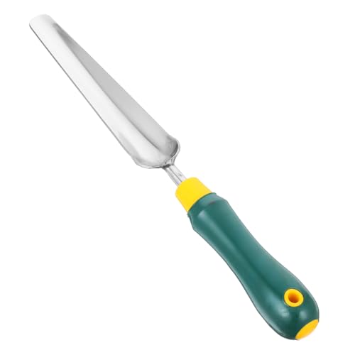 ORFOFE Edelstahl Gartenschaufel Handlich Ergonomisch Gartengerät Unkrautentferner Blumenpflanzen Gartenhelfer für Haus und Blumenbeet von ORFOFE