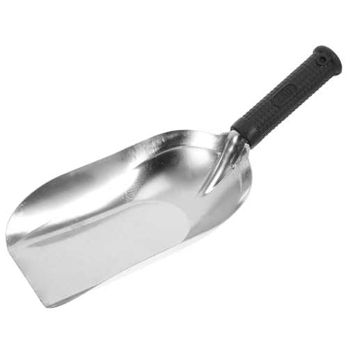 ORFOFE Edelstahl Gartenspaten Mittlere Rostfrei Poliert Robust Gartenkelle Handkelle zum Graben Umpflanzen Jäten und Bodenlockern für Hobbygärtner und Profis von ORFOFE