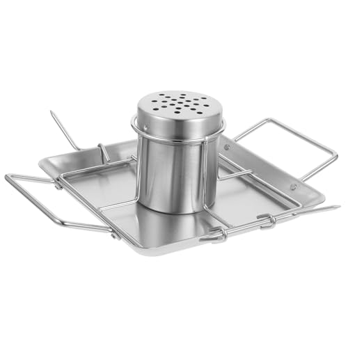 ORFOFE Edelstahl Grillrost für Outdoor Hähnchenbräter Tragbares Haushaltsgrillgestell Rostfrei Langlebig Leicht zu Reinigen für Camping Grillpartys und Restaurantgebrauch von ORFOFE