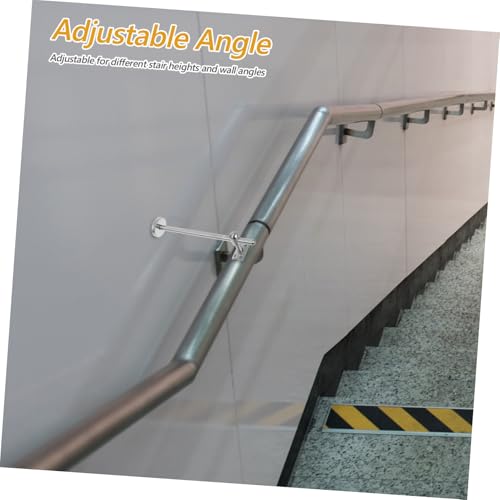 ORFOFE Edelstahl Handlaufhalter Wandmontage Handrail Bracket Verstellbar für Treppen Handlauf Stabile Halterung Sicherer Halt Einfache Montage Mit Befestigung für Haus Flur ORFOFE Edelstahl Handlaufhalter Wandmontage Handrail Bracket Verstellbar für Treppen Handlauf Stabile Halterung Sicherer Halt Einfache Montage Mit Befestigung für Haus Flur von ORFOFE