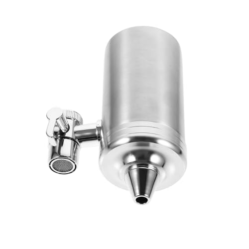 ORFOFE Edelstahl Wasserhahn Filter Wasserfilter mit Geruchs Geschmackreduzierung Langlebiger Trinkwasserreiniger Einfache Installation für Küchenarmaturen Stabile Wasserzufuhr ORFOFE Edelstahl Wasserhahn Filter Wasserfilter mit Geruchs Geschmackreduzierung Langlebiger Trinkwasserreiniger Einfache Installation für Küchenarmaturen Stabile Wasserzufuhr von ORFOFE