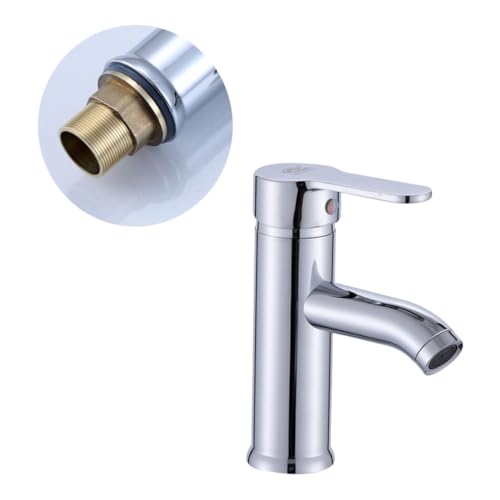 ORFOFE Edelstahl Wasserhahn mit Niedrig Gebogenem Auslauf Einhebelmischer für Warm Kaltwasser Langlebige Waschtischarmatur für Bad und Küche Rostfrei Einfache Bedienung Geeignet für ORFOFE Edelstahl Wasserhahn mit Niedrig Gebogenem Auslauf Einhebelmischer für Warm Kaltwasser Langlebige Waschtischarmatur für Bad und Küche Rostfrei Einfache Bedienung Geeignet für von ORFOFE