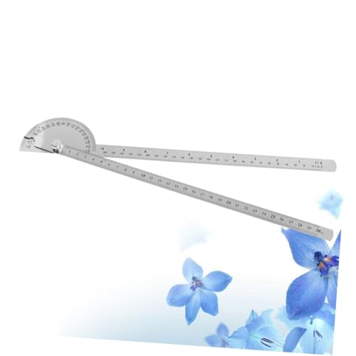ORFOFE Edelstahl Winkelmesser mit Doppelarm Rostfrei Präziser Winkelmesser und Lineal für Technik Architektur Holzarbeiten und Studium ORFOFE Edelstahl Winkelmesser mit Doppelarm Rostfrei Präziser Winkelmesser und Lineal für Technik Architektur Holzarbeiten und Studium von ORFOFE