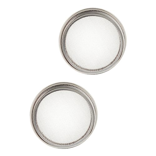 ORFOFE 2stücke Edelstahl-sprossendeckel Mit Sieb Für Einmachgläser Öffnung Sprossenglasdeckel Sprossenglassieb Deckel Für Keimglas ORFOFE 2stücke Edelstahl-sprossendeckel Mit Sieb Für Einmachgläser Öffnung Sprossenglasdeckel Sprossenglassieb Deckel Für Keimglas von ORFOFE