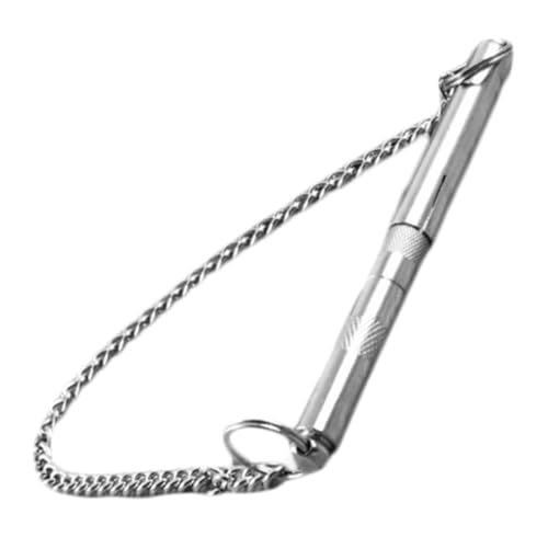 ORFOFE Einstellbare Edelstahl Hundepfeife Trainingspfeife für Gehorsamkeitstraining mit Frequenzregler Geräuschlos für Menschen Sicher für Kleine und Große Hunde von ORFOFE