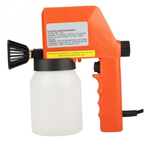 ORFOFE Elektrische Spritzpistole für Lack und Alkohol Spraygerät DIY Farbsprühsystem mit Eu Stecker Schnelle Gleichmäßige Beschichtung Wänden Langlebiges Material ORFOFE Elektrische Spritzpistole für Lack und Alkohol Spraygerät DIY Farbsprühsystem mit Eu Stecker Schnelle Gleichmäßige Beschichtung Wänden Langlebiges Material von ORFOFE