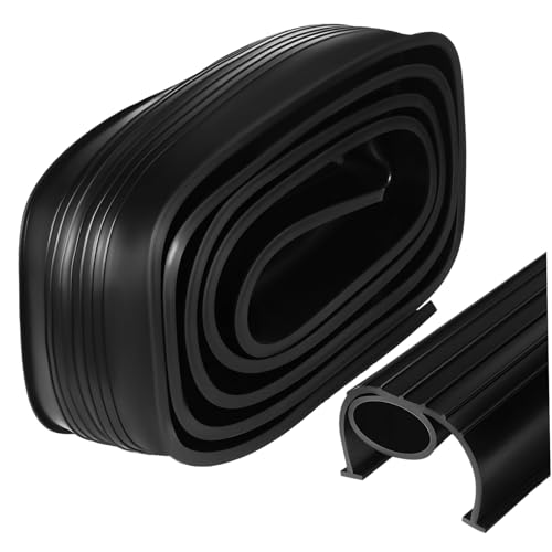 ORFOFE Epdm Garage Türdichtung Wetterfeste Bodendichtung Schalldämmend Wasserabweisend Installieren Schützt Garage vor Zugluft Regen und Schmutz von ORFOFE