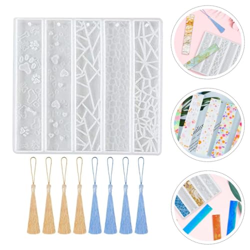 ORFOFE Faches Silikonform für Lesezeichen aus Epoxidharz mit Tasseln Flexible Langlebige DIY Formen für Kreative Buchzeichen Geeignet für Bastler Studenten und Epoxidharz kunsthandwerk ORFOFE Faches Silikonform für Lesezeichen aus Epoxidharz mit Tasseln Flexible Langlebige DIY Formen für Kreative Buchzeichen Geeignet für Bastler Studenten und Epoxidharz kunsthandwerk von ORFOFE