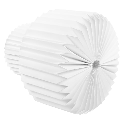 ORFOFE Faltbarer Papierlampenschirm Metall papier Material Langlebig Dekorativ Romantisch Warm für Schlafzimmer und Wohnzimmer Eleganter DIY Lampenschirm für Pendelleuchte ORFOFE Faltbarer Papierlampenschirm Metall papier Material Langlebig Dekorativ Romantisch Warm für Schlafzimmer und Wohnzimmer Eleganter DIY Lampenschirm für Pendelleuchte von ORFOFE