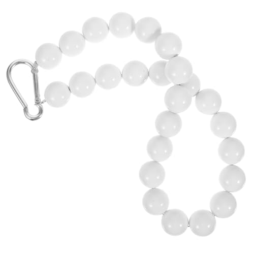 ORFOFE Flagpole Beaded Retainer Ring aus Edelstahl und PVC Schwarze Weiße und Graue Perlenkette Robuste Fixierung für Fahnenmast Wetterfestes Zubehör zur Sicheren Flaggenbefestigung ORFOFE Flagpole Beaded Retainer Ring aus Edelstahl und PVC Schwarze Weiße und Graue Perlenkette Robuste Fixierung für Fahnenmast Wetterfestes Zubehör zur Sicheren Flaggenbefestigung von ORFOFE