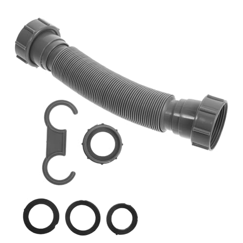 ORFOFE Flexibles Waschbecken Abflussrohr mit Anti Erweiterbares Kunststoff Abwasserschlauch Mop becken und Spülen Langlebig Anpassbar Einsetzbar von ORFOFE