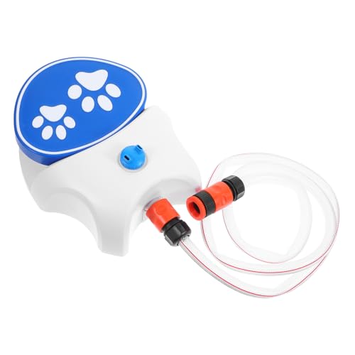 ORFOFE Fußbetriebener Hundewasserspender mit Schlauch Robuster Outdoor Trinkbrunnen für Hunde Selbstaktivierender Wasserspender mit Pedal Tragbarer Hundesprinkler für Frisches Wasser im ORFOFE Fußbetriebener Hundewasserspender mit Schlauch Robuster Outdoor Trinkbrunnen für Hunde Selbstaktivierender Wasserspender mit Pedal Tragbarer Hundesprinkler für Frisches Wasser im von ORFOFE