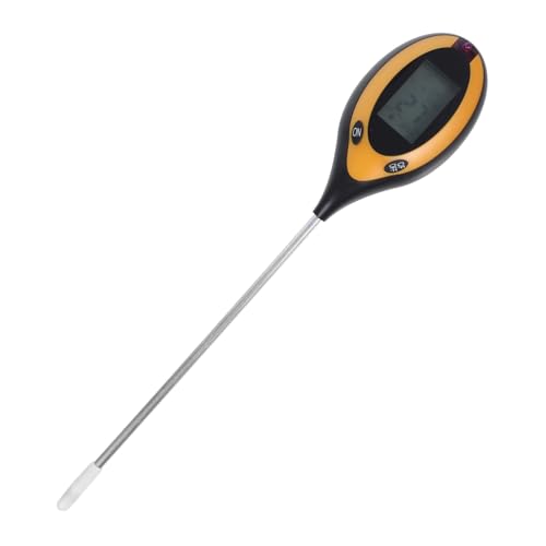 ORFOFE Garten Bodenmessgerät mit Ph Messer Feuchtesensor Temperatur und Lichtdetektor für Garten Topfpflanzen und Gewächshaus Präzises Bodenanalysegerät mit Großem LCD Display ORFOFE Garten Bodenmessgerät mit Ph Messer Feuchtesensor Temperatur und Lichtdetektor für Garten Topfpflanzen und Gewächshaus Präzises Bodenanalysegerät mit Großem LCD Display von ORFOFE