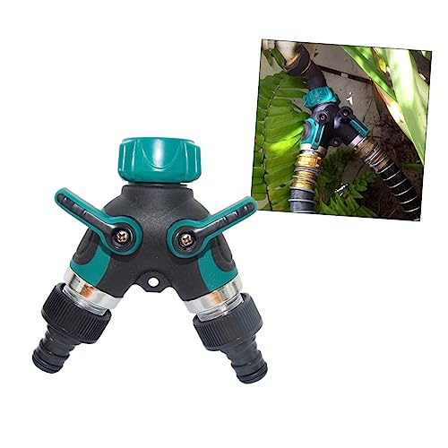 ORFOFE Gartenschlauchverteiler mit Abs Material Einfache Wasserflusskontrolle für Garten und Haushalt Kompatibel mit Standardanschlüssen von ORFOFE