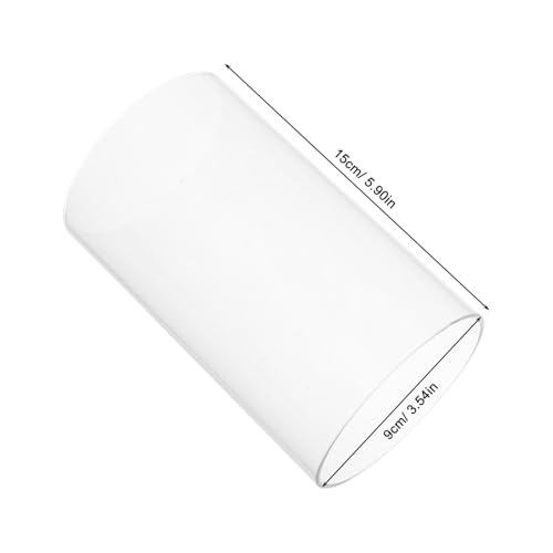 ORFOFE Glas Kerzenschirm Windgeschützt Klarer Zylinder Windschutz Kerzenhalter Transparent Für Hochzeit Deko Wohnzimmer Tischdekoration von ORFOFE