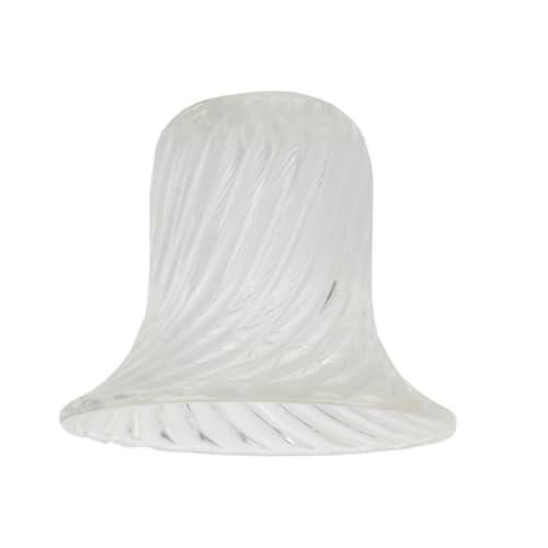 ORFOFE Glas Lampenschirm Transparent Einfacher Lampenüberzug Dekorativ Robust Für Tischlampe Stehlampe Wandlampe Wohnzimmer Schlafzimmer von ORFOFE