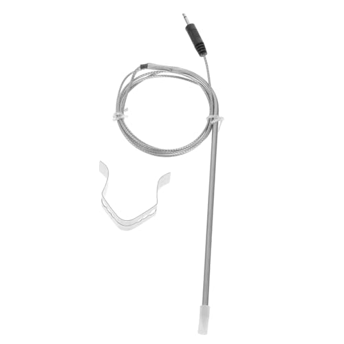 ORFOFE Grillthermometer Sonde mit Clip Präzise Temperaturmessung Robustes Bbq Zubehör für Gasgrill und Holzkohle Einsetzbar zum Fleischgaren und Smoken ORFOFE Grillthermometer Sonde mit Clip Präzise Temperaturmessung Robustes Bbq Zubehör für Gasgrill und Holzkohle Einsetzbar zum Fleischgaren und Smoken von ORFOFE
